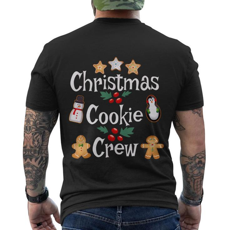 Bakers Christmas Cookie Crew Baking Team Holiday Cute Men's T-shirt Back Print
