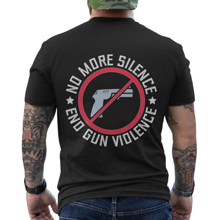 Ban Guns End Gun Violence V8 Men's Crewneck Short Sleeve Back Print T-shirt