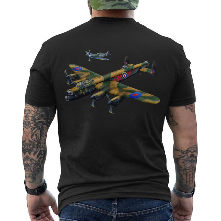 Battle Of Britain Airforce War Plane Tshirt Men's Crewneck Short Sleeve Back Print T-shirt