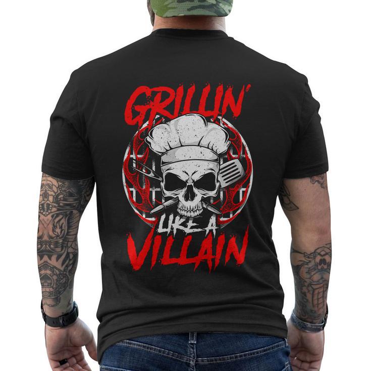 Bbq Villain Tshirt Men's Crewneck Short Sleeve Back Print T-shirt