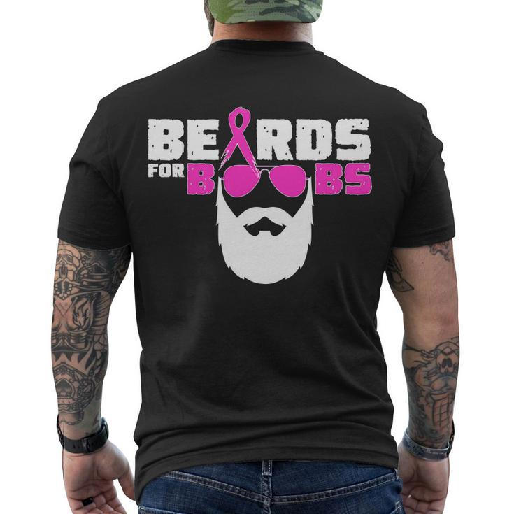 Beards For Boobs Tshirt Men's Crewneck Short Sleeve Back Print T-shirt
