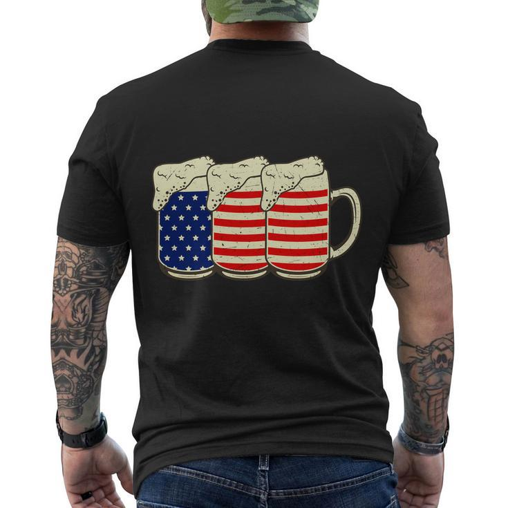 Beer American Graphic 4Th Of July Graphic Plus Size Shirt For Men Women Family Men's Crewneck Short Sleeve Back Print T-shirt
