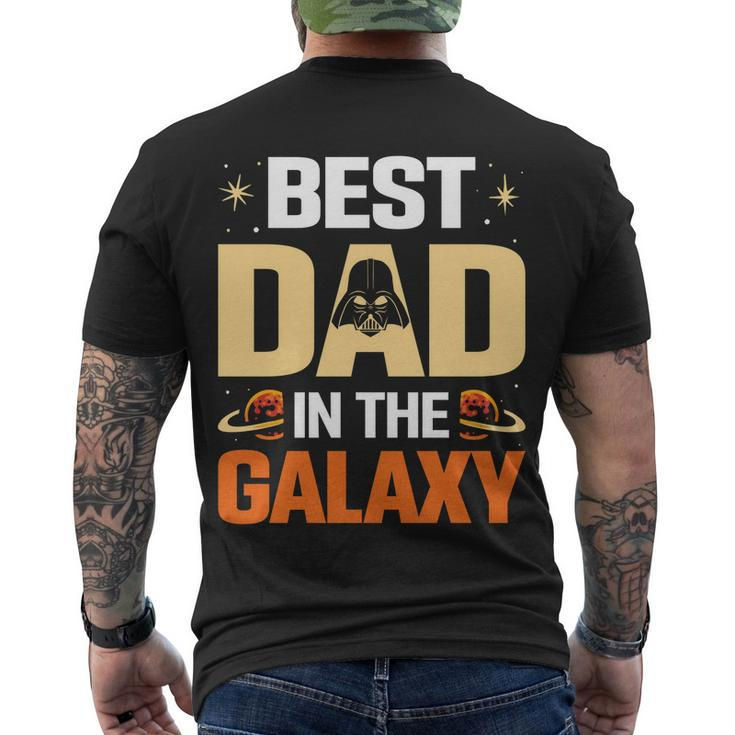 Best Dad In The Universe Fathers Day Spoof Tshirt Men's Crewneck Short Sleeve Back Print T-shirt