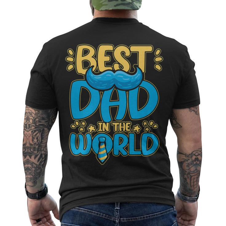 Best Dad In The World For A Dad Men's T-shirt Back Print