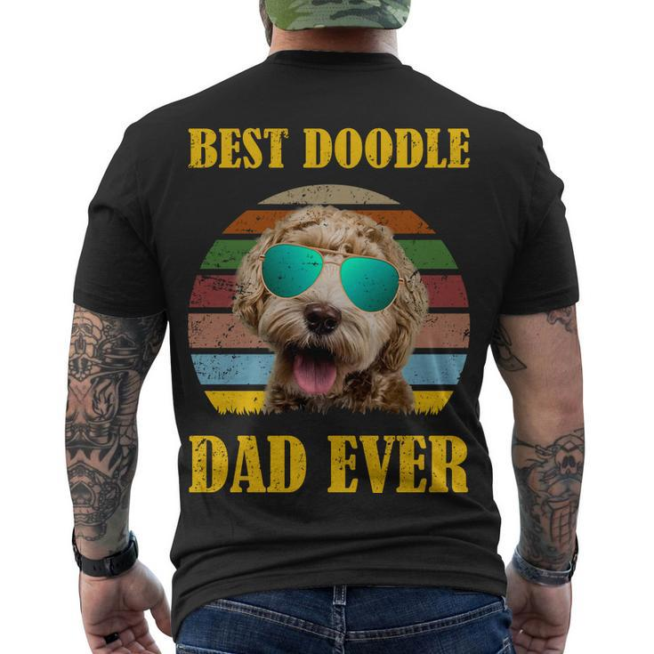 Best Doodle Dad Ever Tshirt Men's Crewneck Short Sleeve Back Print T-shirt