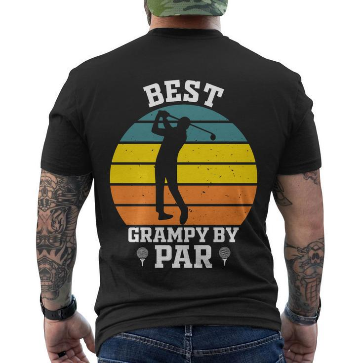 Best Grampy By Par Men's Crewneck Short Sleeve Back Print T-shirt