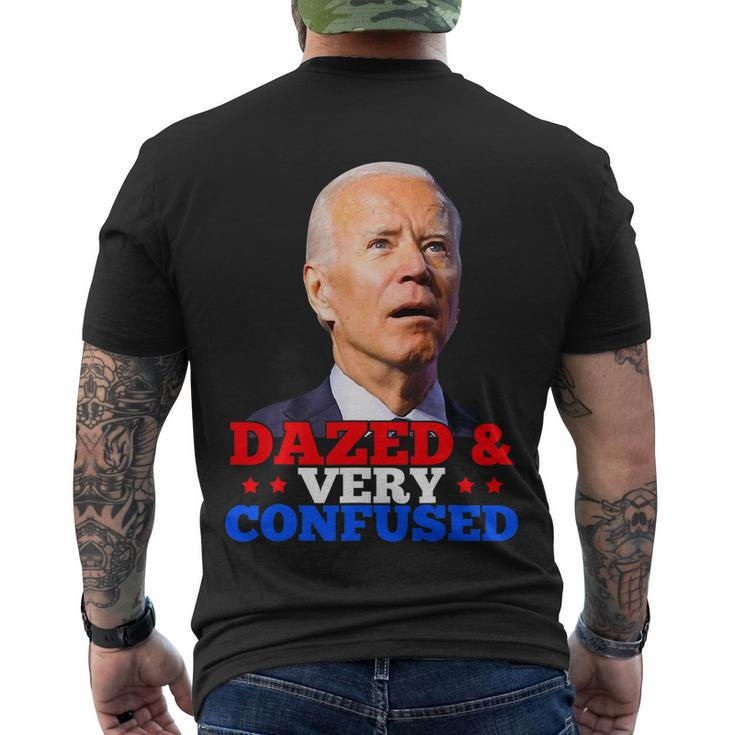 Biden Dazed And Very Confused Funny Mothers Day Men's Crewneck Short Sleeve Back Print T-shirt