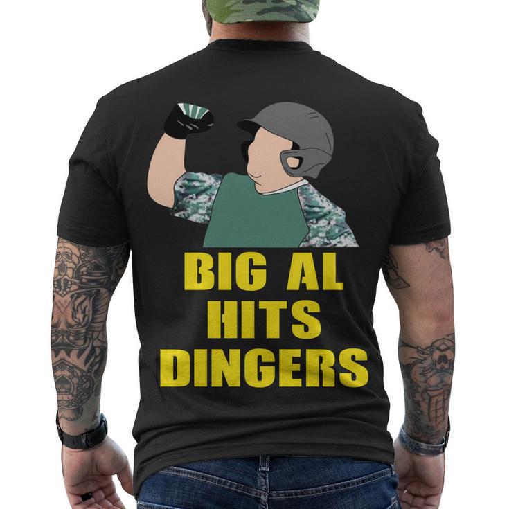 Big Al Hits Dingers Tshirt Men's Crewneck Short Sleeve Back Print T-shirt