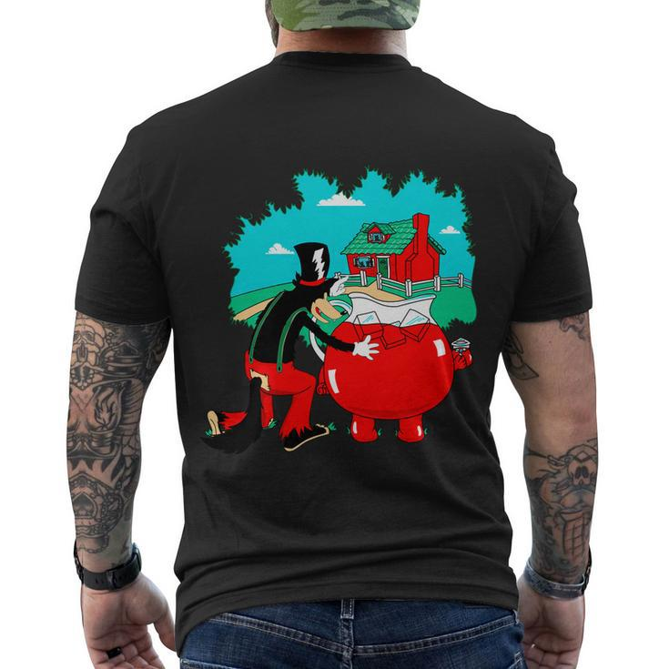 Big Bad Wolf Kool Aid Tshirt Men's Crewneck Short Sleeve Back Print T-shirt