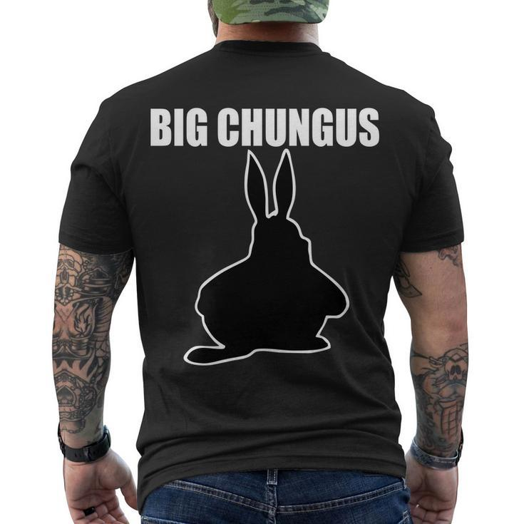 Big Chungus Funny Meme Men's Crewneck Short Sleeve Back Print T-shirt
