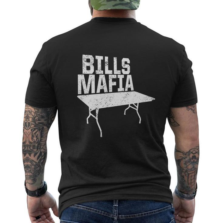 Bills Mafia Funny Table Men's Crewneck Short Sleeve Back Print T-shirt