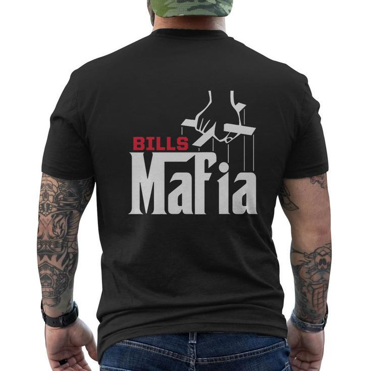 Bills Mafia Godfather Men's Crewneck Short Sleeve Back Print T-shirt