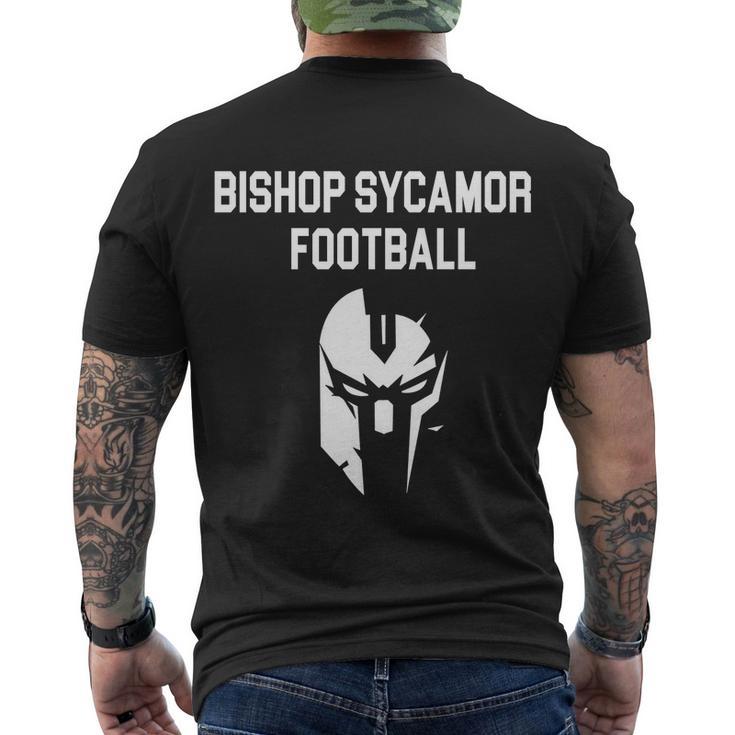 Bishop Sycamore Football Spartan Men's Crewneck Short Sleeve Back Print T-shirt