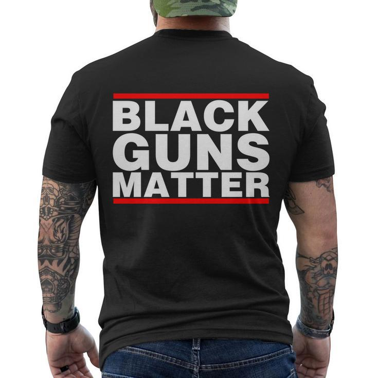 Black Guns Matter Shirt Gift For Gun Owner Tshirt Men's Crewneck Short Sleeve Back Print T-shirt