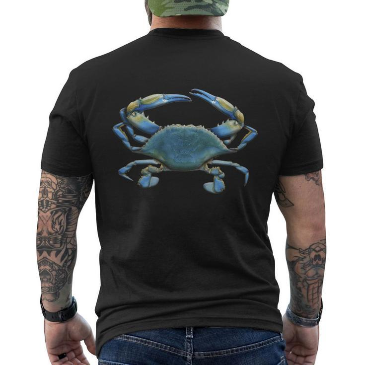 Blue Crab 3D Tshirt Men's Crewneck Short Sleeve Back Print T-shirt