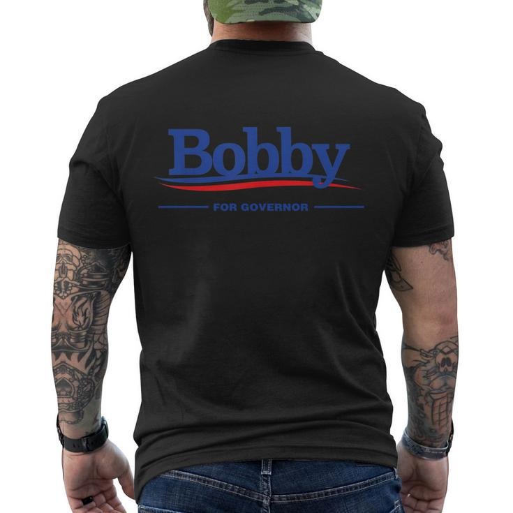 Bobby For Governor Men's Crewneck Short Sleeve Back Print T-shirt