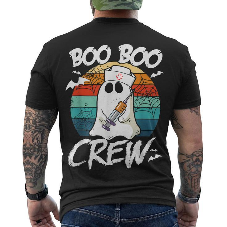 Boo Boo Crew Nurse Ghost Women Halloween Nurse V2 Men's T-shirt Back Print