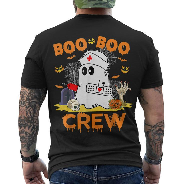 Boo Boo Crew Nurse Halloween Vibes Halloween Costume Men's T-shirt Back Print
