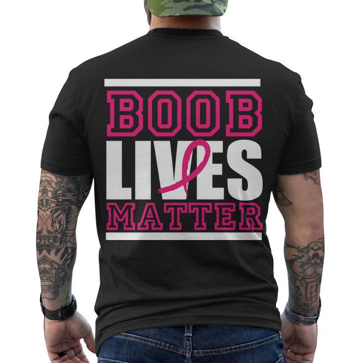 Boob Lives Matter V2 Men's Crewneck Short Sleeve Back Print T-shirt