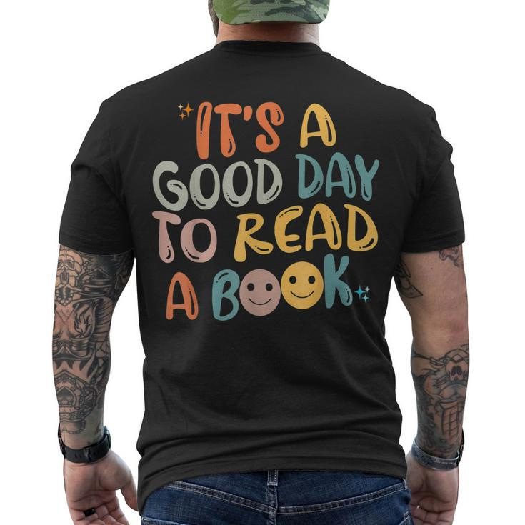 Book Lovers Reading Its A Good Day To Read A Book Men's T-shirt Back Print
