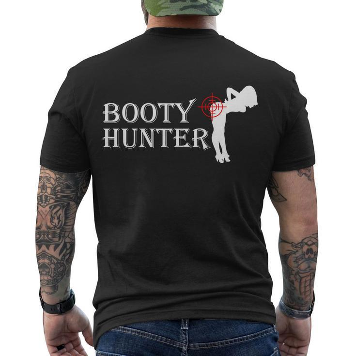 Booty Hunter Funny Tshirt Men's Crewneck Short Sleeve Back Print T-shirt