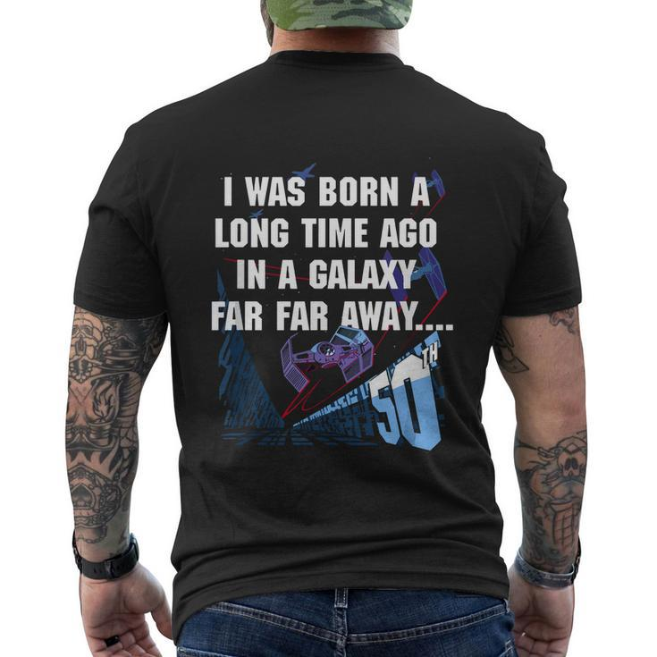 I Was Born A Long Time Ago 50Th Birthday Portrait Men's T-shirt Back Print