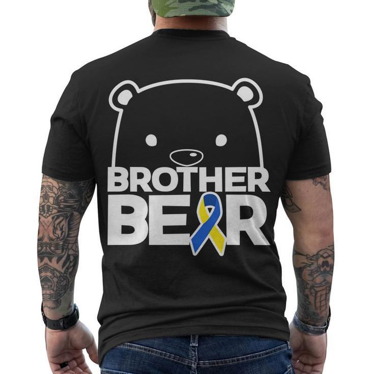 Brother Bear - Down Syndrome Awareness Men's Crewneck Short Sleeve Back Print T-shirt