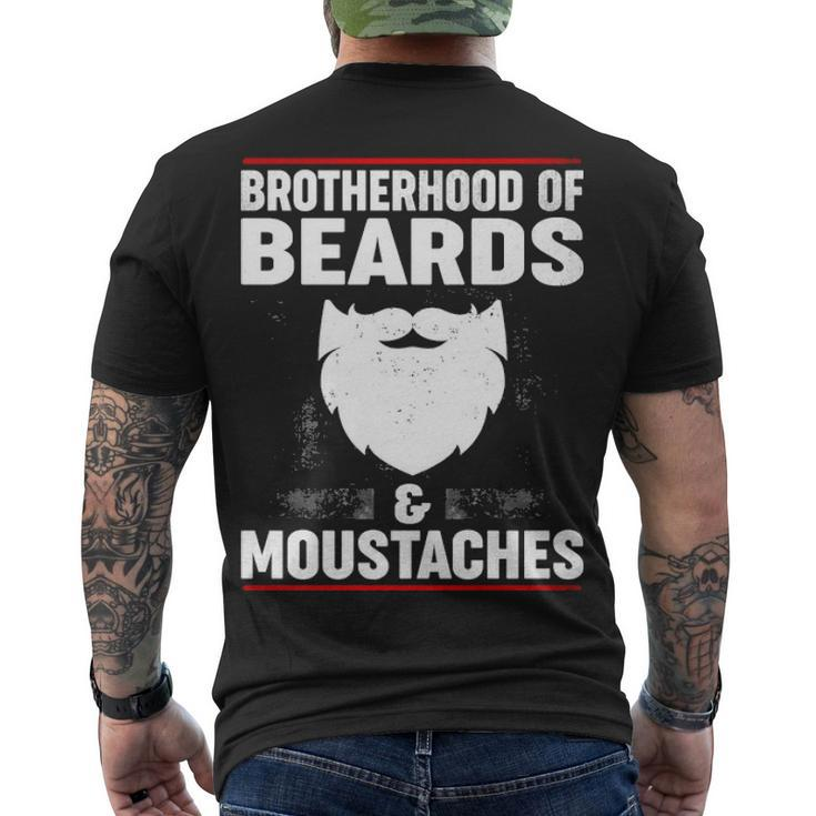 Brotherhood Beards Men's Crewneck Short Sleeve Back Print T-shirt