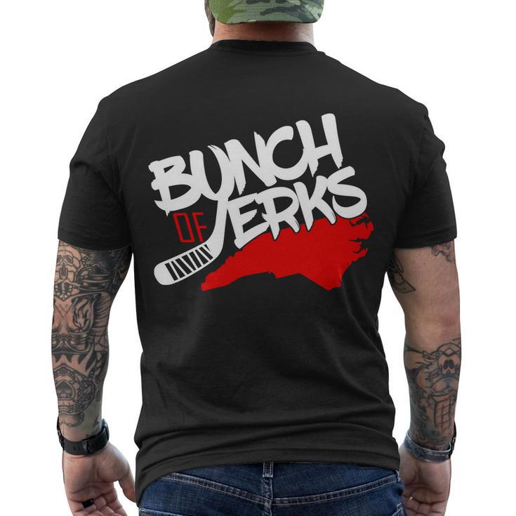 Bunch Of Jerks Carolina Hockey Men's Crewneck Short Sleeve Back Print T-shirt