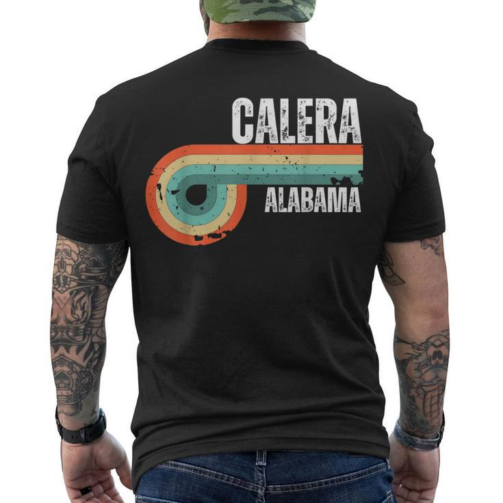 Calera City Alabama State Vintage Retro Souvenir Men's T-shirt Back Print