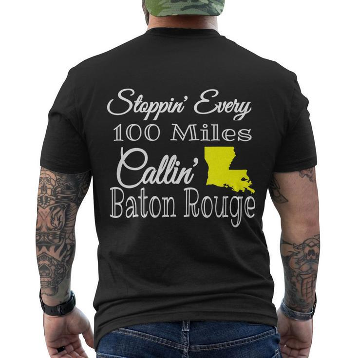 Callin Baton Rouge Music Concert Men's Crewneck Short Sleeve Back Print T-shirt