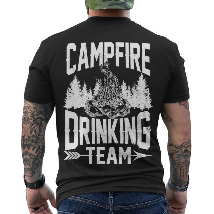 Campfire Drinking Team Tshirt Men's Crewneck Short Sleeve Back Print T-shirt