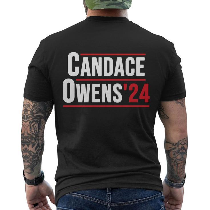 Candace Owens For President 2024 Political Men's Crewneck Short Sleeve Back Print T-shirt