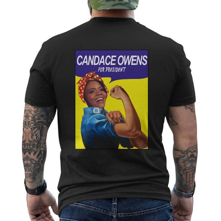 Candace Owens For President Men's Crewneck Short Sleeve Back Print T-shirt