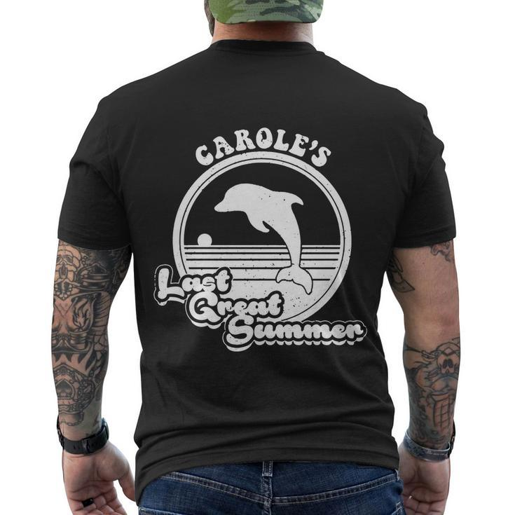 Caroles Last Great Summer Tshirt Men's Crewneck Short Sleeve Back Print T-shirt