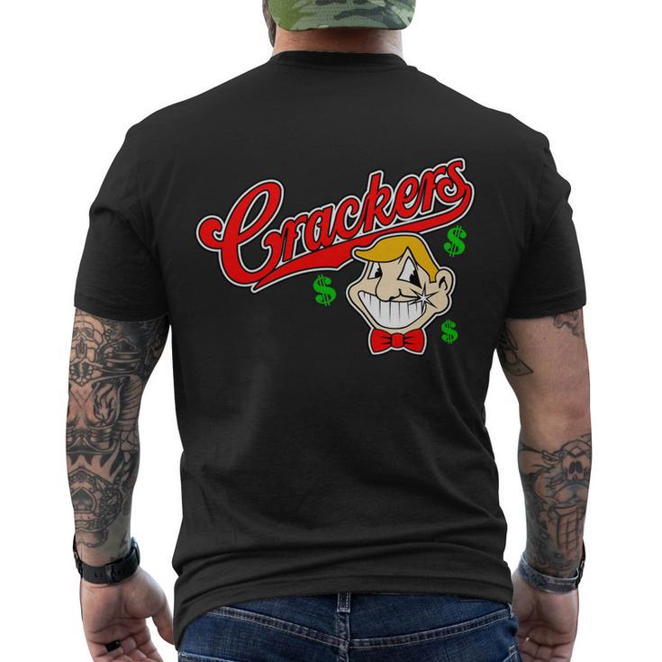 Caucasians Crackers Baseball Money Logo Men's Crewneck Short Sleeve Back Print T-shirt