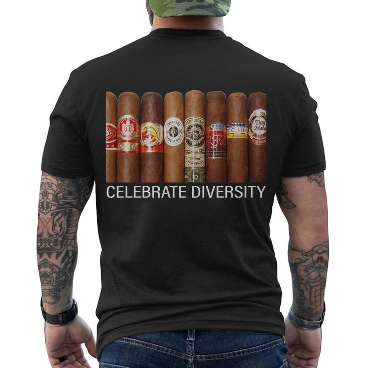 Celebrate Diversity Cigars Men's Crewneck Short Sleeve Back Print T-shirt