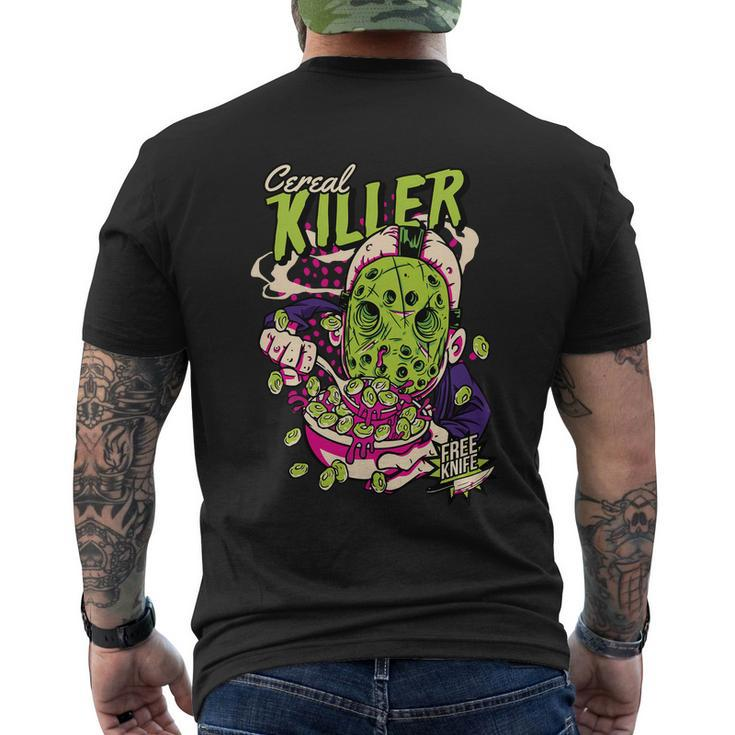Cereal Killer Funny V2 Men's Crewneck Short Sleeve Back Print T-shirt