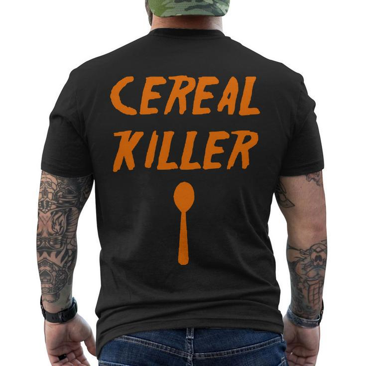 Cereal Killer T Shirt Funny Vintage T Shirts Breakfast T Shirts Men's Crewneck Short Sleeve Back Print T-shirt