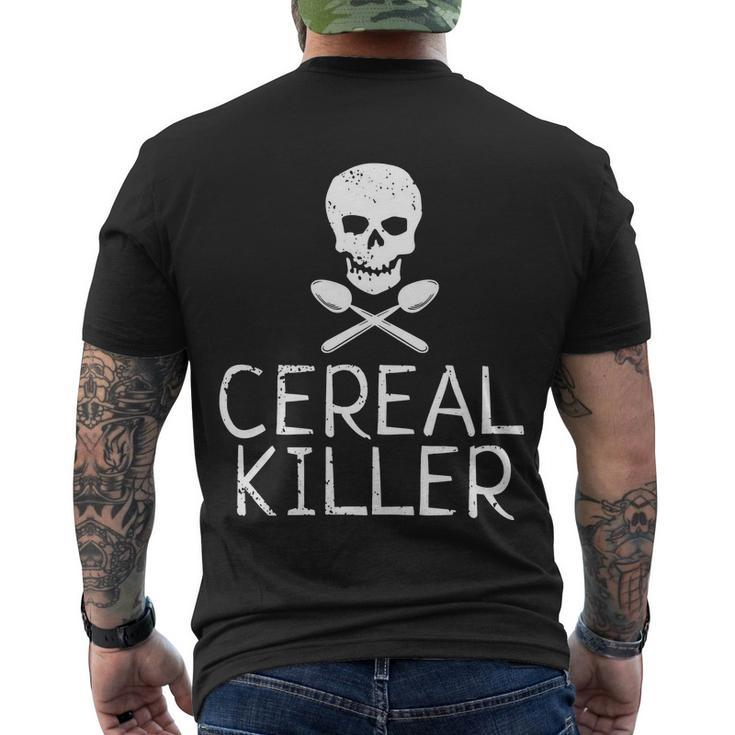Cereal Killer Tshirt Men's Crewneck Short Sleeve Back Print T-shirt