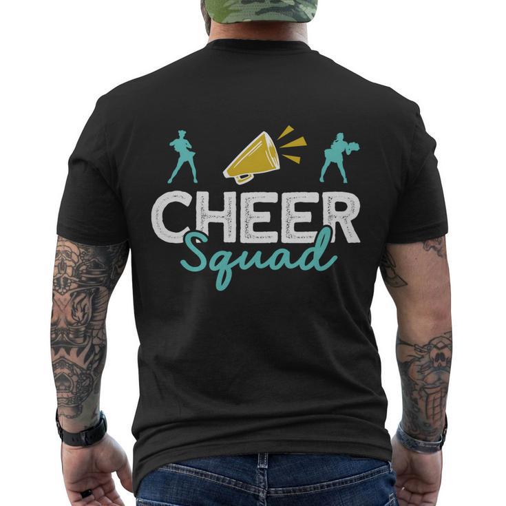 Cheer Squad Cheerleading Cheerleader Cute Gift Men's Crewneck Short Sleeve Back Print T-shirt