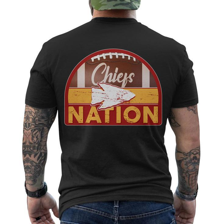 Chiefs Nation Football Men's Crewneck Short Sleeve Back Print T-shirt