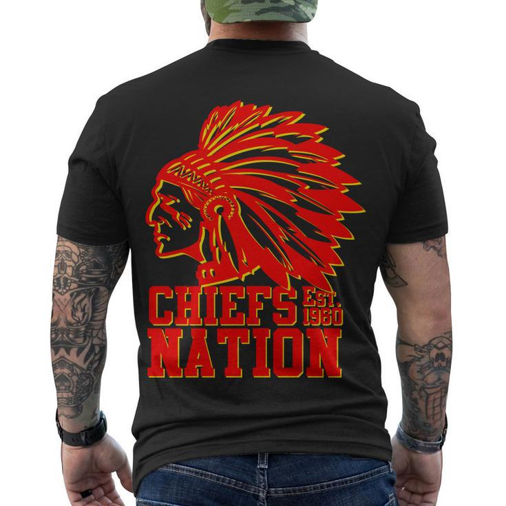 Chiefs Nations Est  Men's Crewneck Short Sleeve Back Print T-shirt