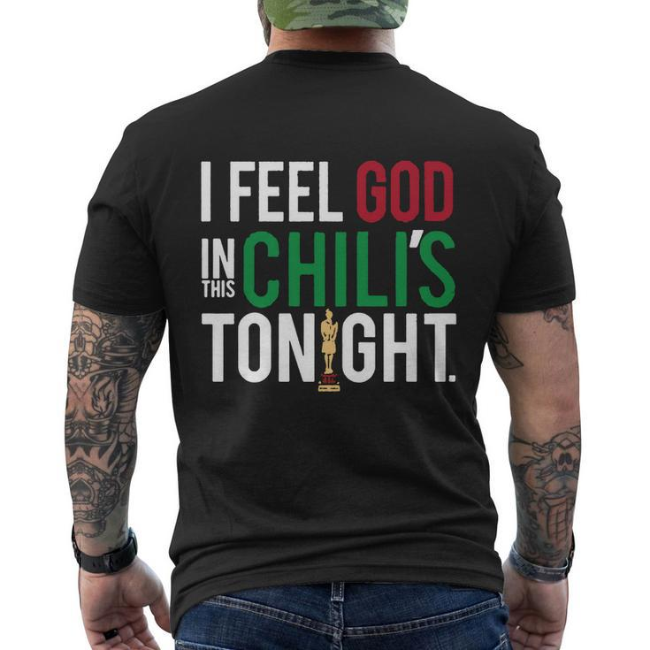 Chilis Tshirt Men's Crewneck Short Sleeve Back Print T-shirt