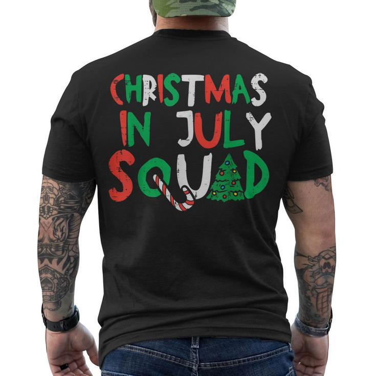 Christmas In July Squad Summer Xmas Men Women Kids Men's T-shirt Back Print
