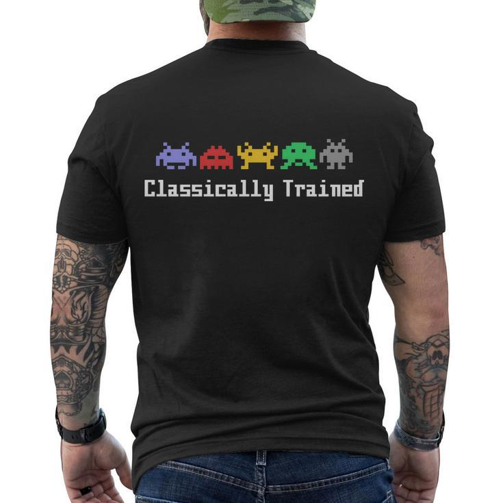 Classically Trained 80S Video Game Aliens Tshirt Men's Crewneck Short Sleeve Back Print T-shirt