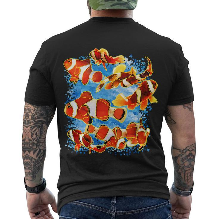 Clown Fish Tshirt V2 Men's Crewneck Short Sleeve Back Print T-shirt