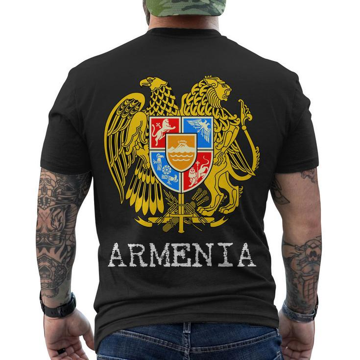 Coat Of Arms Of Armenia Men's Crewneck Short Sleeve Back Print T-shirt