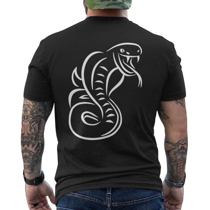 Cobra Snake Animal Lover Men's Back Print T-shirt