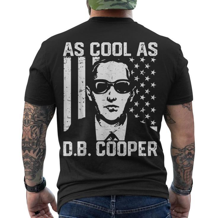 As Cool As D B Cooper Skyjacker Hijack Skydiving Men's T-shirt Back Print